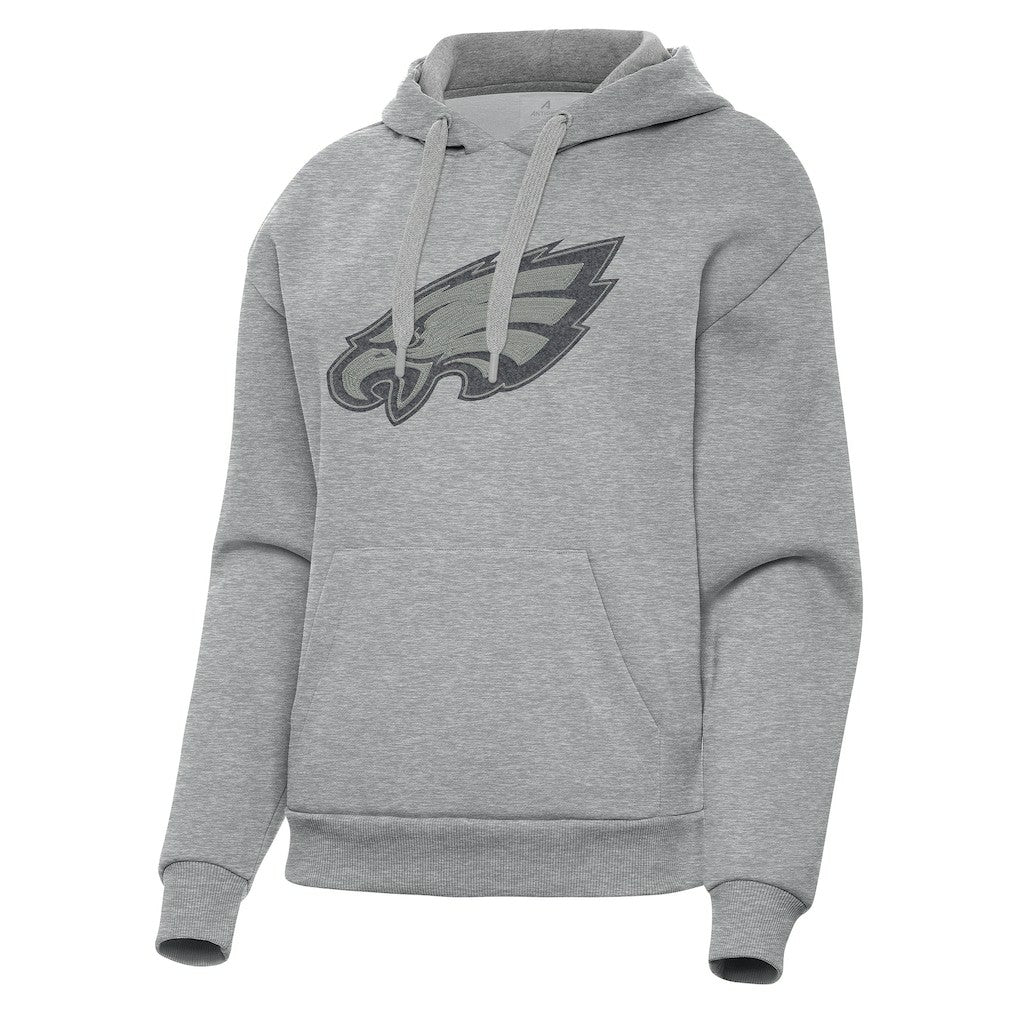Philadelphia Eagles Antigua Women's Victory Hoodie - Heather Gray cheap