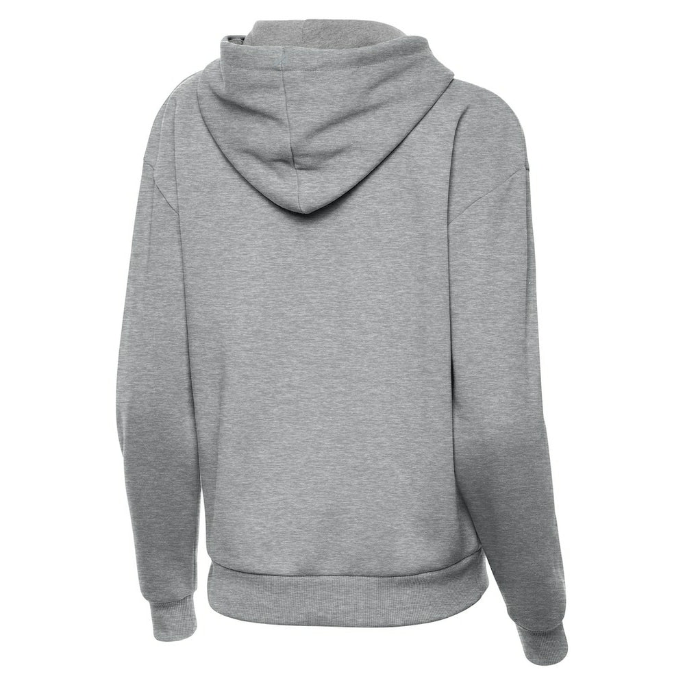 San Francisco 49ers Antigua Women's Victory Hoodie - Heather Gray for sale