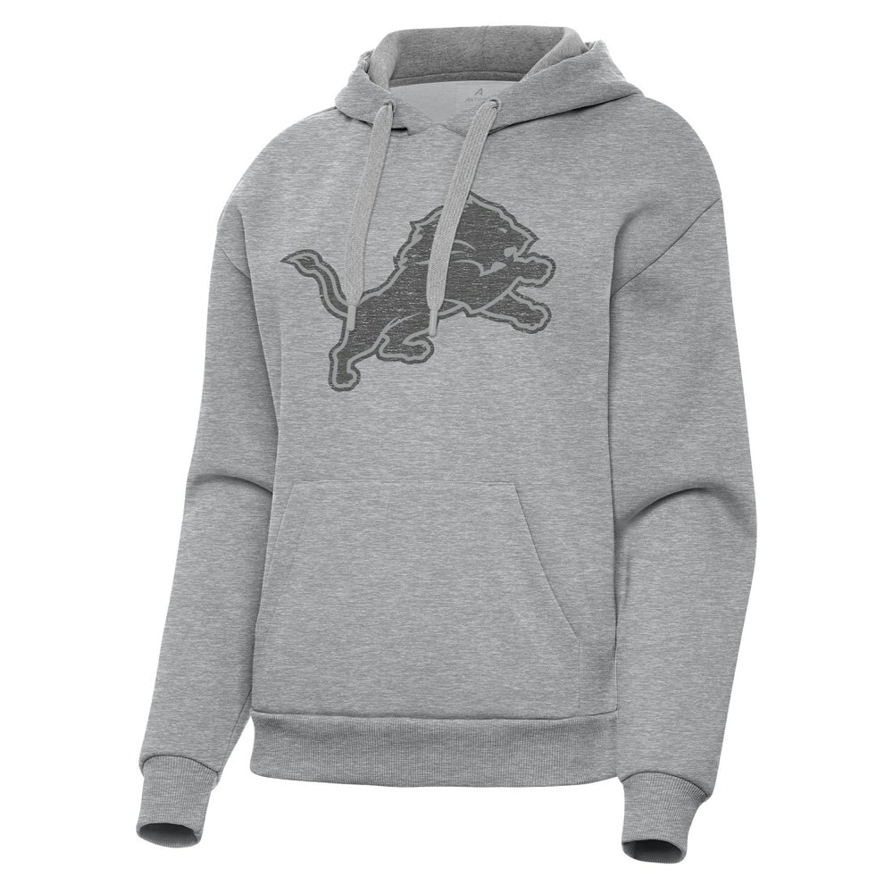 Detroit Lions Antigua Women's Victory Hoodie - Heather Gray cheap