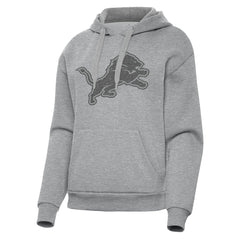 Detroit Lions Antigua Women's Victory Hoodie - Heather Gray cheap