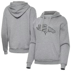 Denver Broncos Antigua Women's Victory Hoodie - Heather Gray cheap