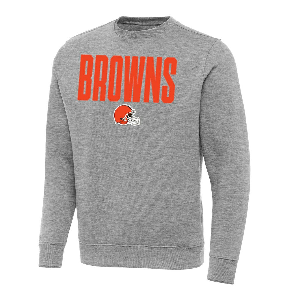 Cleveland Browns Antigua Victory Sweatshirt - Heather Gray outlet