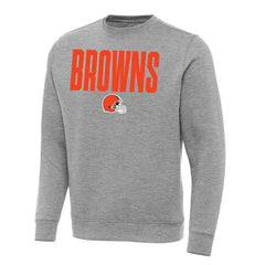 Cleveland Browns Antigua Victory Sweatshirt - Heather Gray outlet
