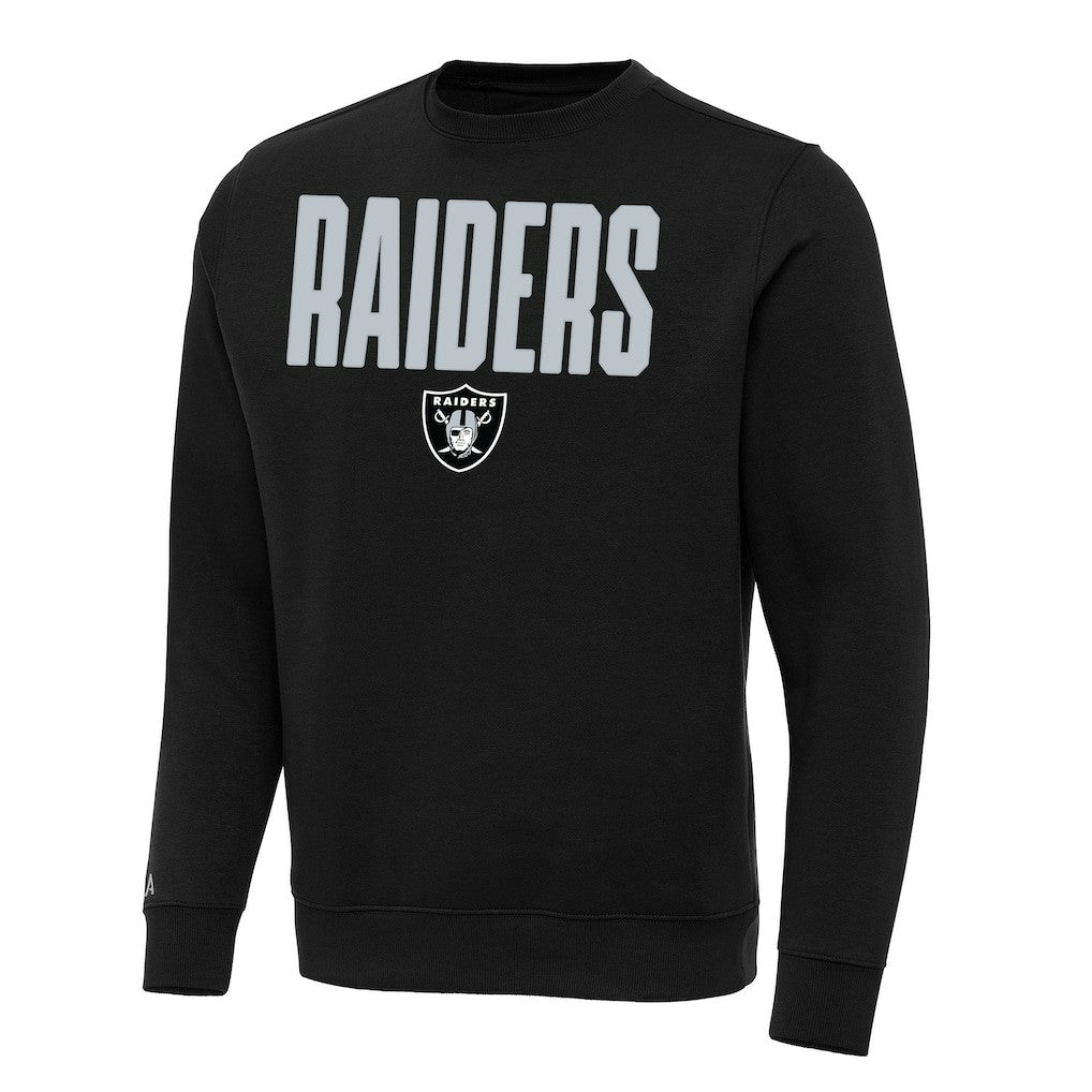 Las Vegas Raiders Antigua Victory Sweatshirt - Black for sale