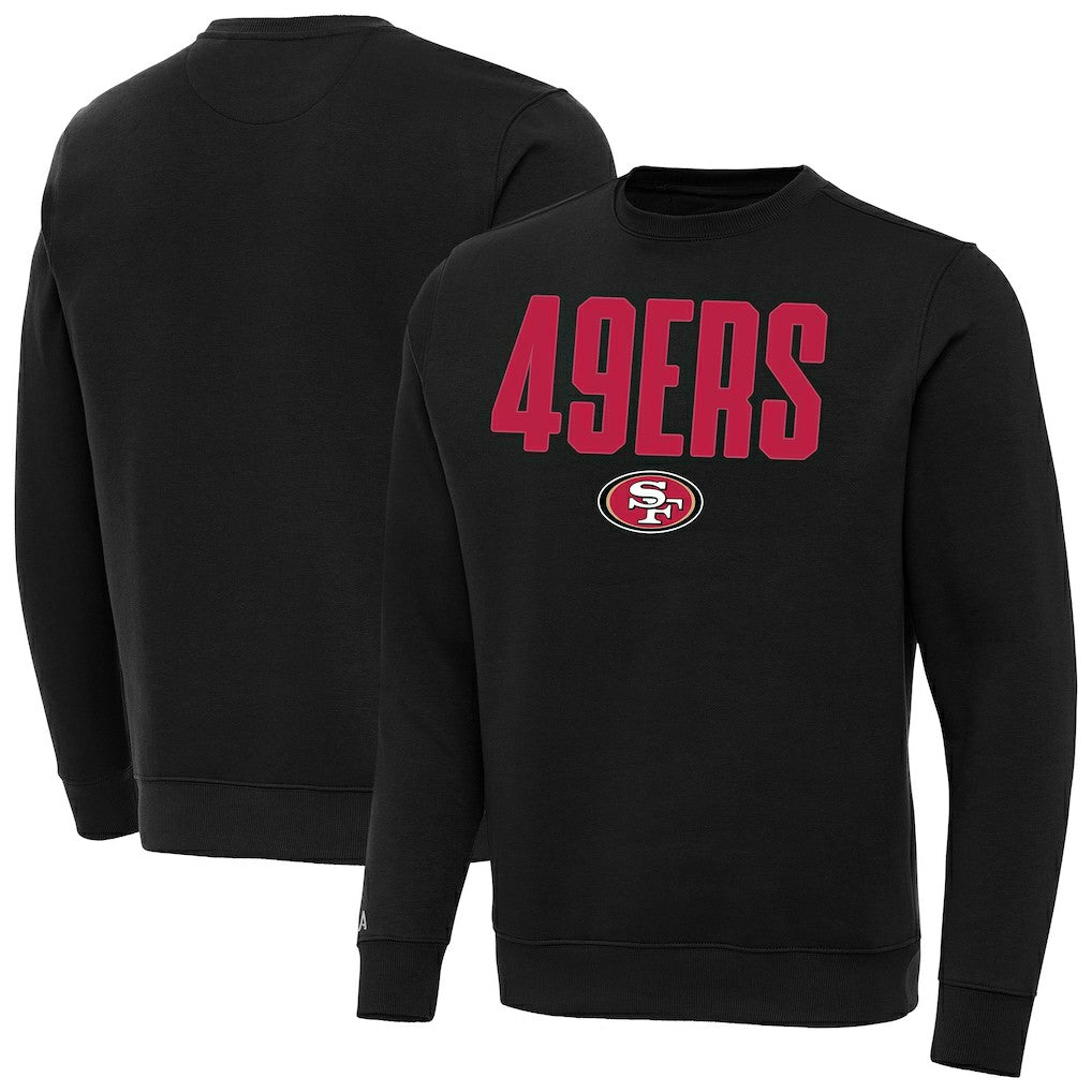 San Francisco 49ers Antigua Victory Sweatshirt - Black outlet