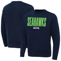 Seattle Seahawks Antigua Victory Sweatshirt - Navy for sale