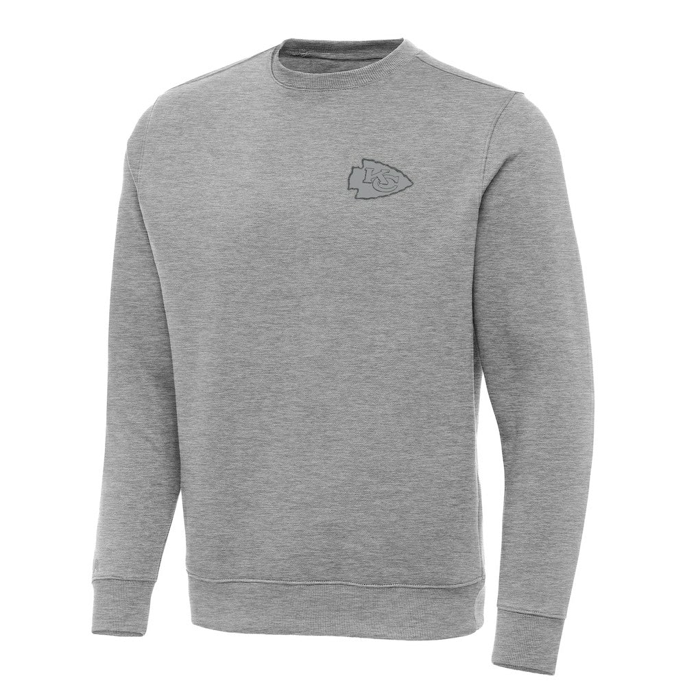 Kansas City Chiefs Antigua Victory Sweatshirt - Heather Gray for sale