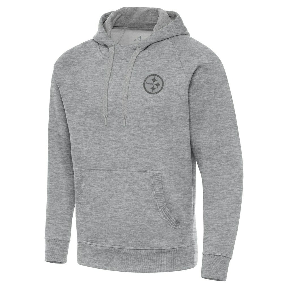 Pittsburgh Steelers Antigua Victory Hoodie - Heather Gray for sale