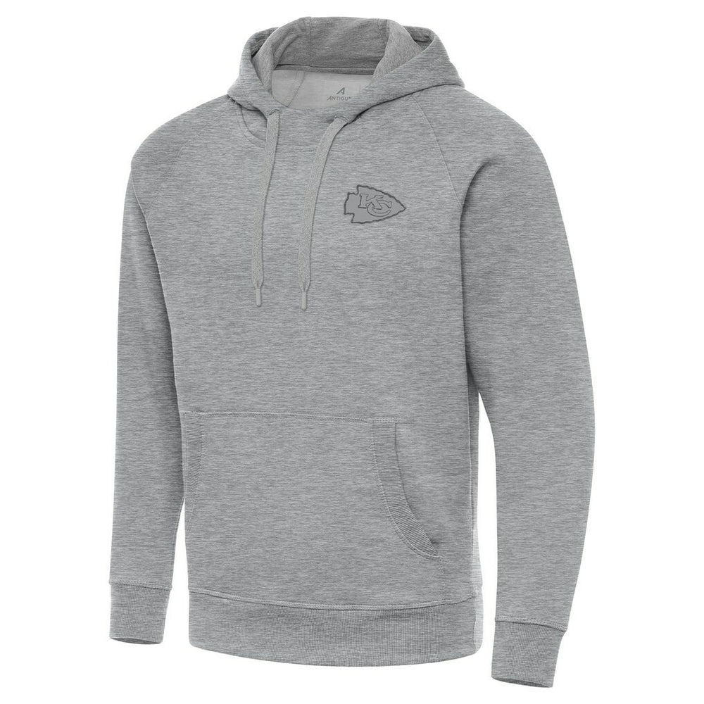 Kansas City Chiefs Antigua Victory Hoodie - Heather Gray discount
