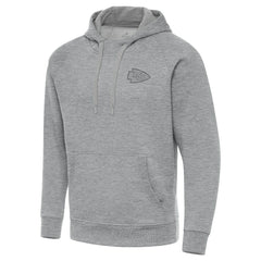 Kansas City Chiefs Antigua Victory Hoodie - Heather Gray discount