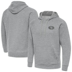 San Francisco 49ers Antigua Victory Hoodie - Heather Gray discount