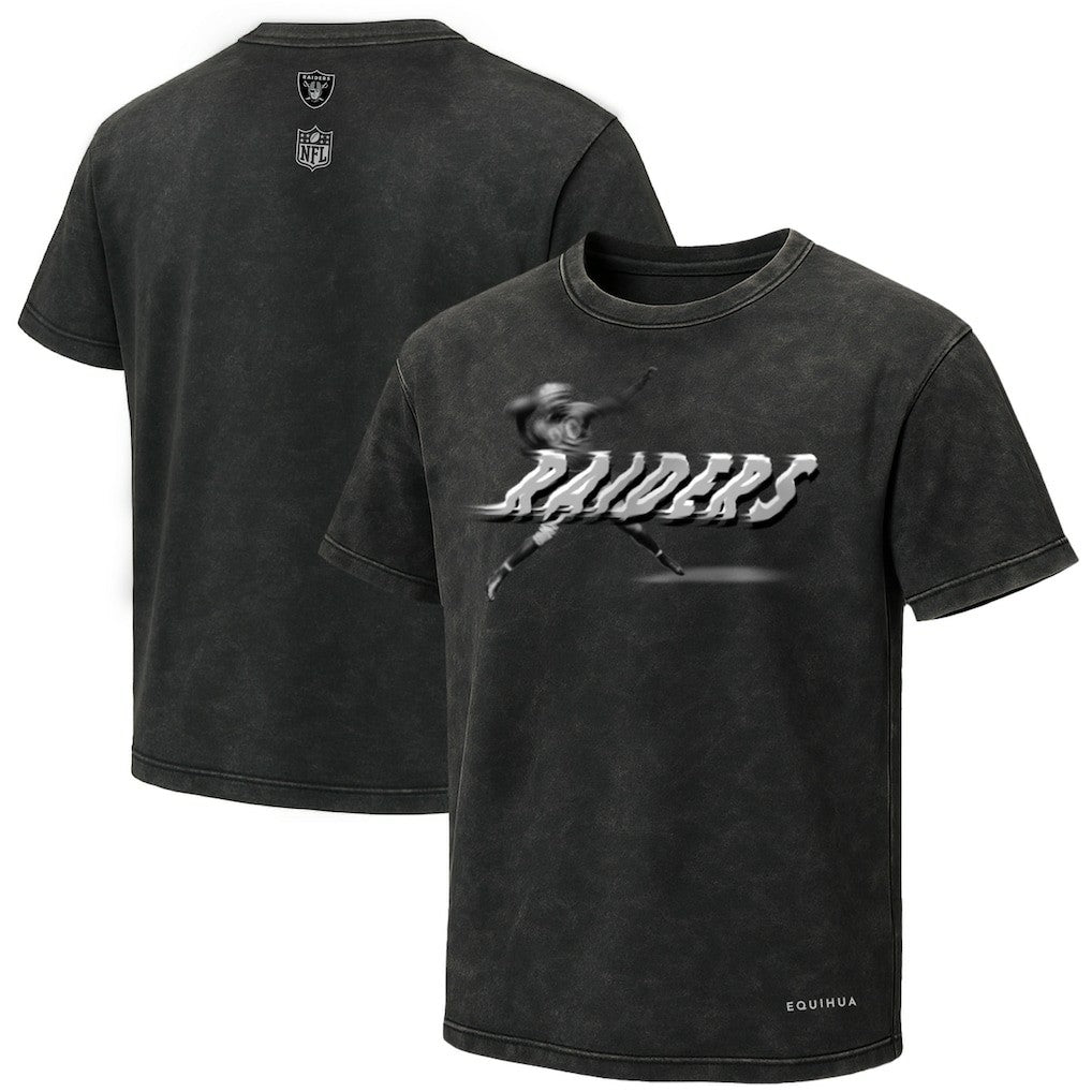 Las Vegas Raiders EQUIHUA Retro T-Shirt - Black outlet