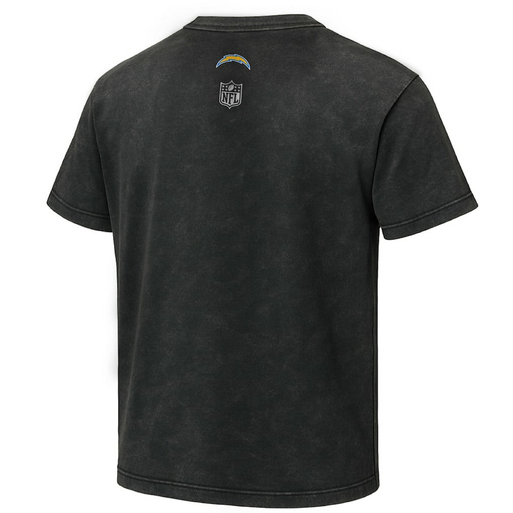 Los Angeles Chargers EQUIHUA Retro T-Shirt - Black sale