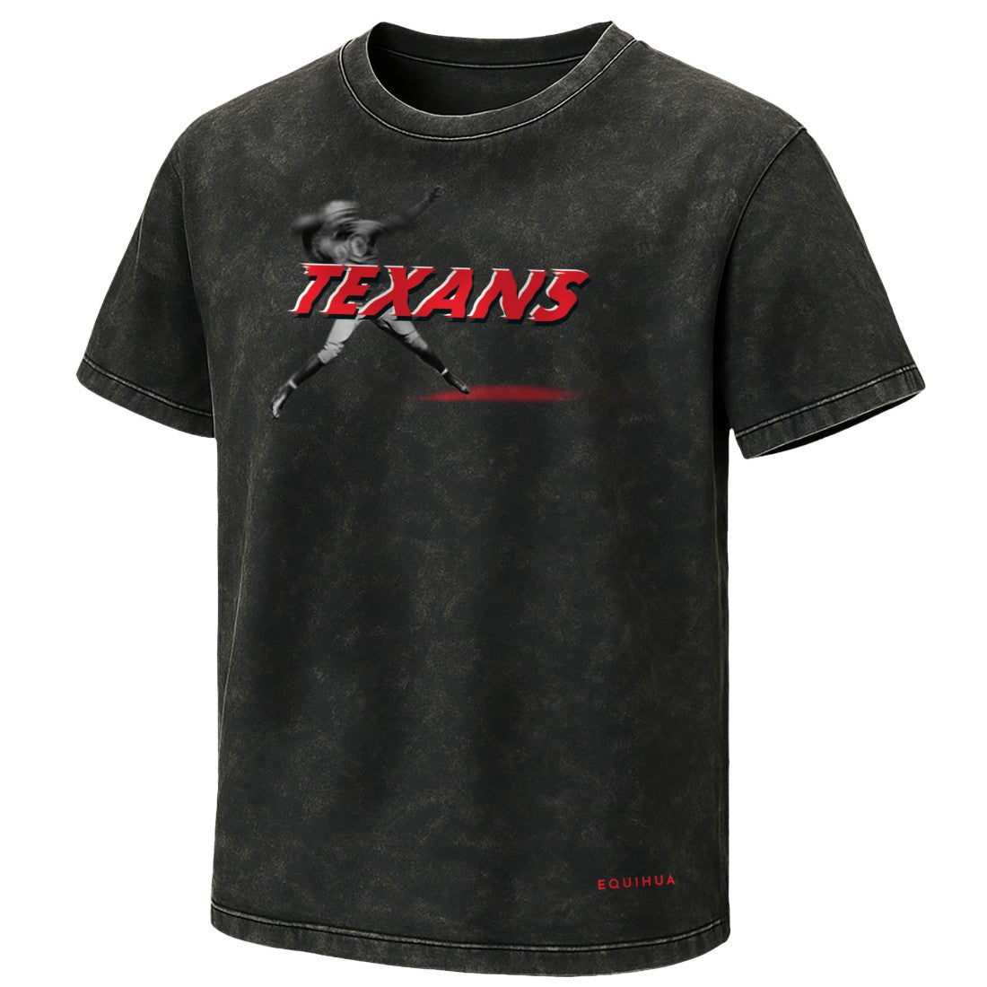 Houston Texans EQUIHUA Retro T-Shirt - Black discount