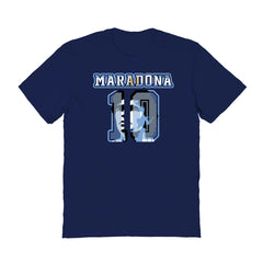 Diego Maradona Argentina National Team Vive La Fete Women's Name & Number T-Shirt - Navy online