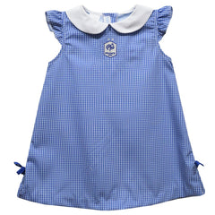 France National Team Vive La Fete Girls Infant Mini Check Pattern A-Line Dress for sale - Royal