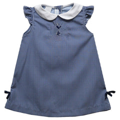 Tottenham Hotspur Vive La Fete Girls Toddler Mini Check Pattern A-Line Dress Sale - Navy