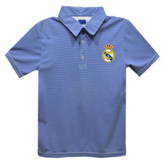 Real Madrid Vive La Fete Toddler Pencil Stripe Polo Discount - Royal