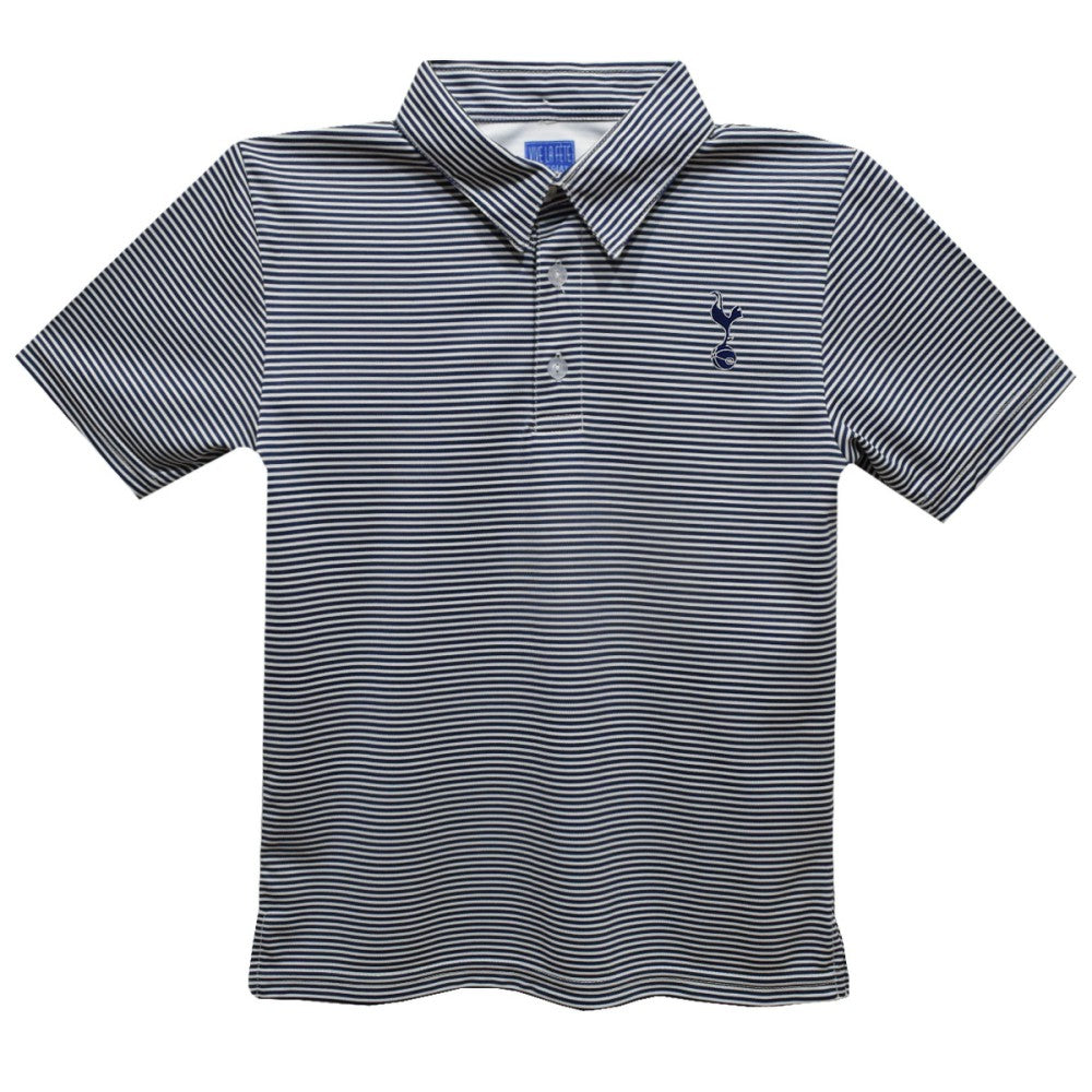 Tottenham Hotspur Vive La Fete Youth Pencil Stripe Polo - Navy sale