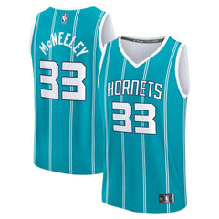 Liam McNeeley Charlotte Hornets Fast Break Replica Jersey - Teal - Icon Edition on sale