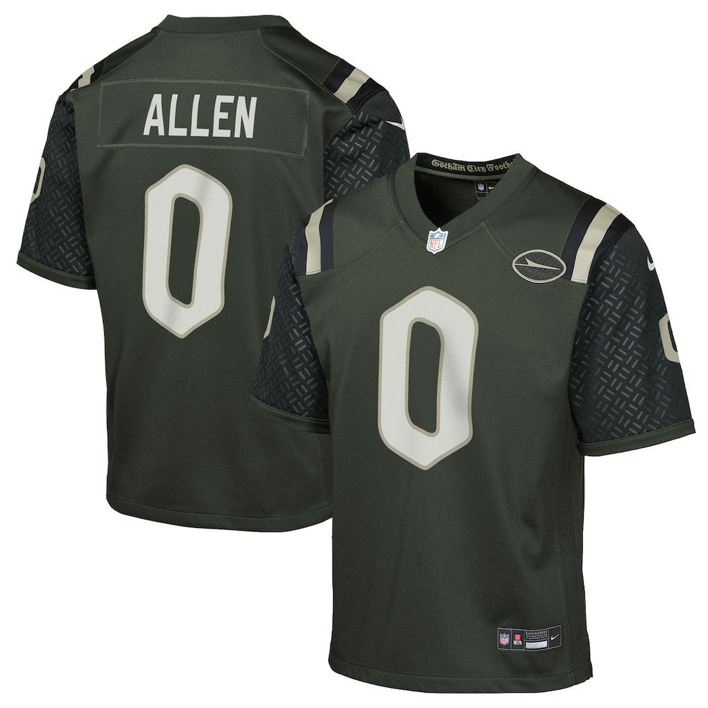 Braelon Allen New York Jets Youth 2025 Rivalries Collection Game Jersey - Gotham Green on sale