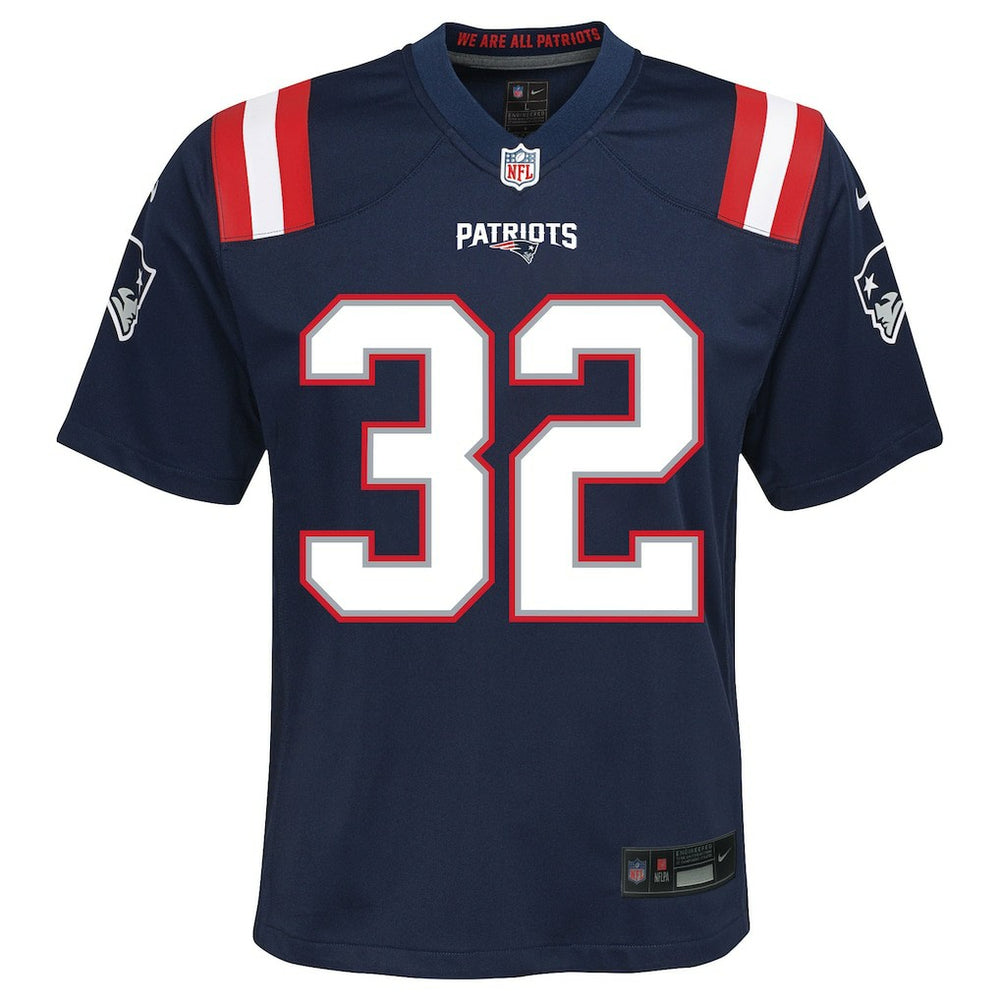 TreVeyon Henderson New England Patriots Youth Team Game Jersey - Navy online