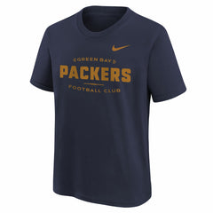 Green Bay Packers Youth Sideline Alt Pack T-Shirt - Navy sale