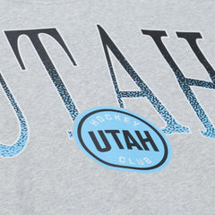 Utah Mammoth Mitchell & Ness Women's Hockey Night Sweatshirt - Heather Gray Sweatshirts