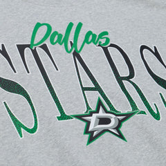 Dallas Stars Mitchell & Ness Women's Hockey Night Sweatshirt - Heather Gray Sweatshirts
