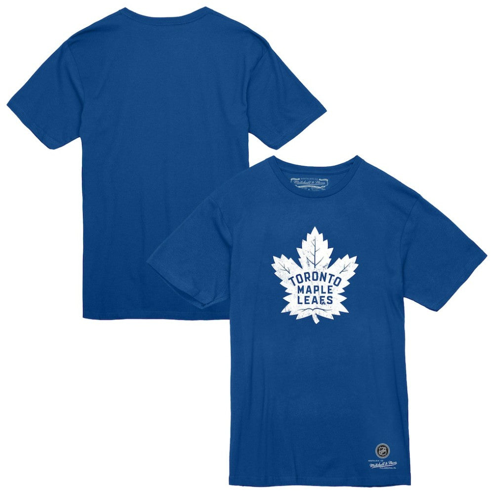Toronto Maple Leafs Mitchell & Ness Heritage T-Shirt - Blue T-shirts