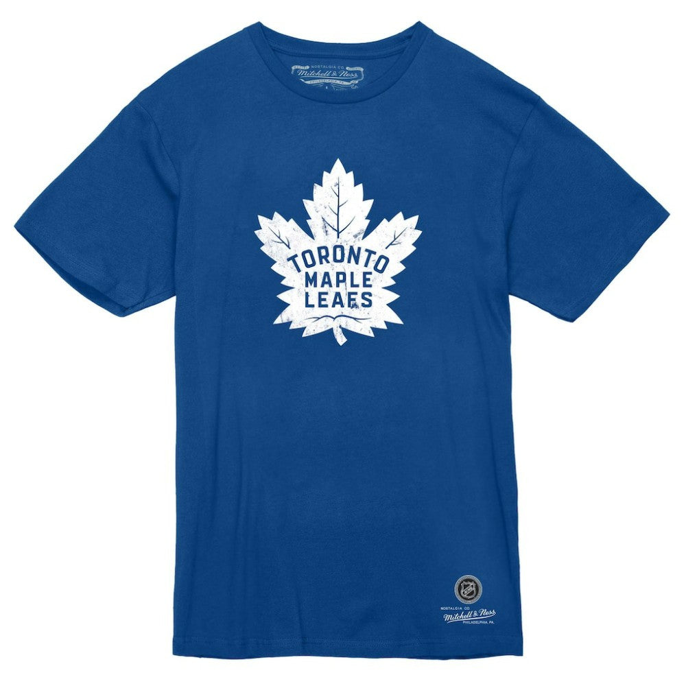 Toronto Maple Leafs Mitchell & Ness Heritage T-Shirt - Blue T-shirts