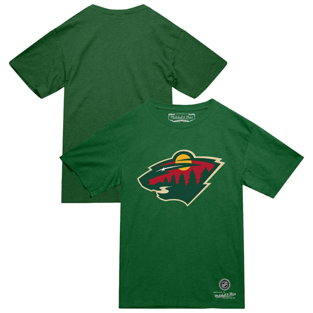 Minnesota Wild Mitchell & Ness Heritage T-Shirt - Green T-shirts
