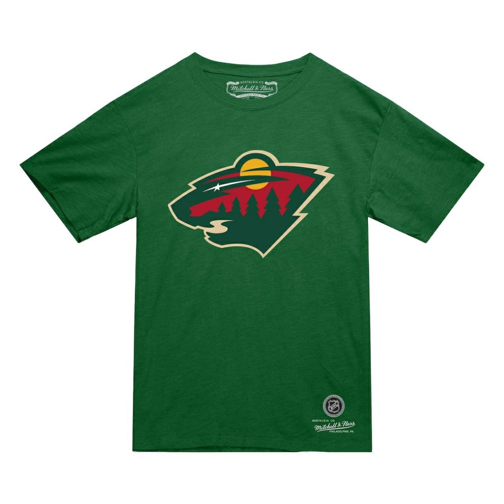 Minnesota Wild Mitchell & Ness Heritage T-Shirt - Green T-shirts
