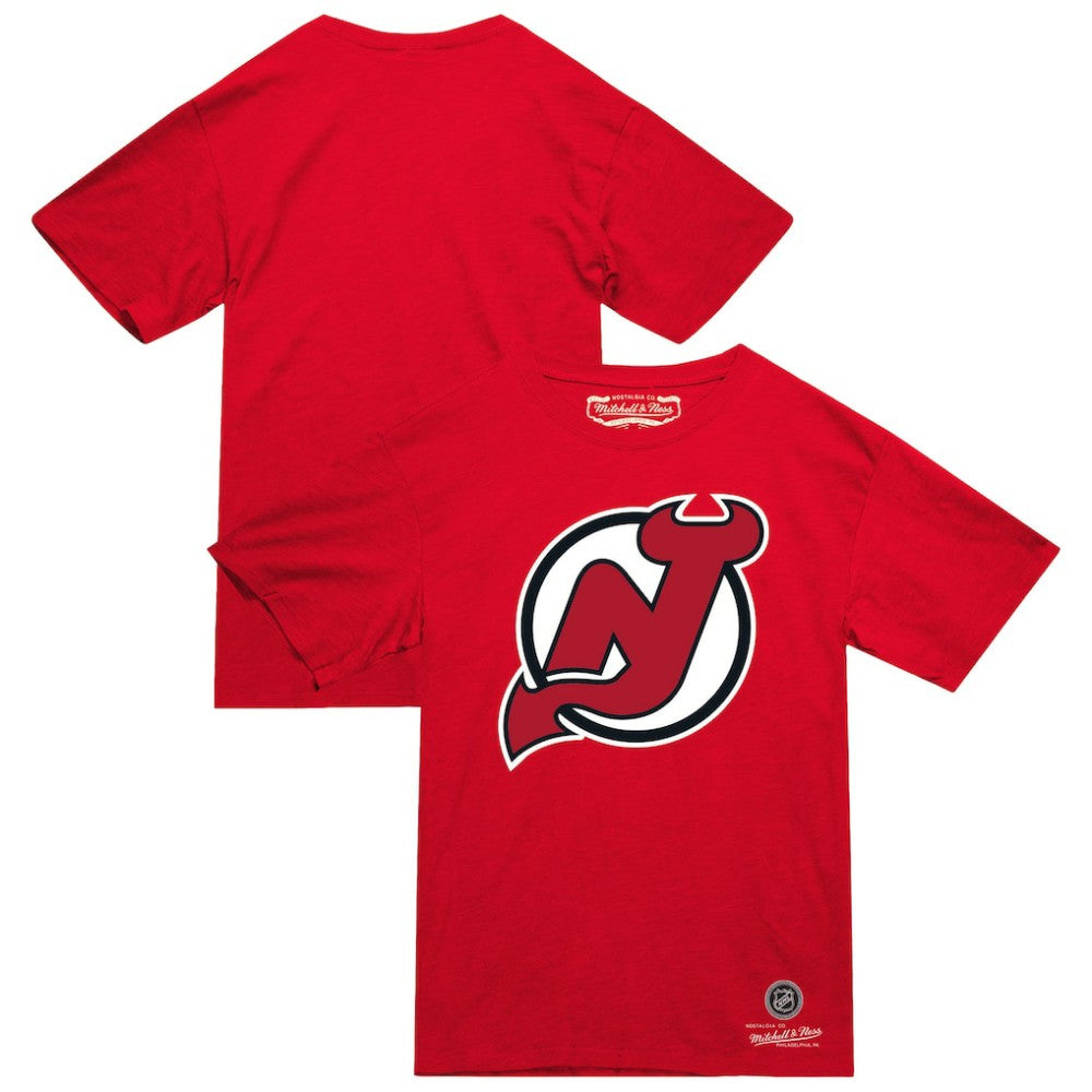 New Jersey Devils Mitchell & Ness Heritage T-Shirt - Red T-shirts