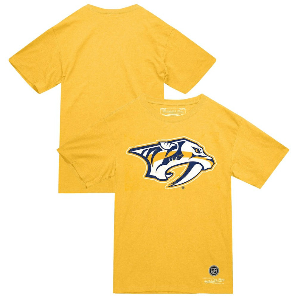 Nashville Predators Mitchell & Ness Heritage T-Shirt - Gold T-shirts