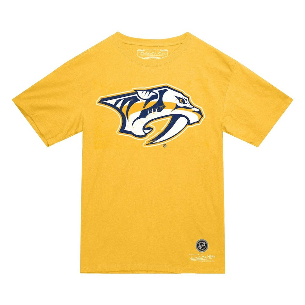 Nashville Predators Mitchell & Ness Heritage T-Shirt - Gold T-shirts