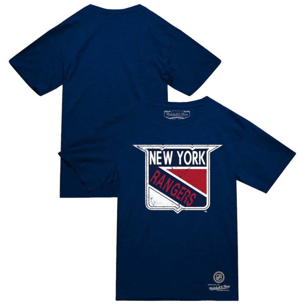 New York Rangers Mitchell & Ness Heritage T-Shirt - Navy T-shirts