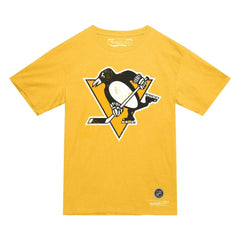 Pittsburgh Penguins Mitchell & Ness Heritage T-Shirt - Gold T-shirts