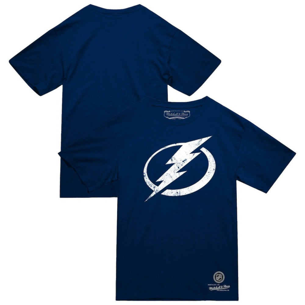 Tampa Bay Lightning Mitchell & Ness Heritage T-Shirt - Navy T-shirts