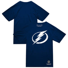Tampa Bay Lightning Mitchell & Ness Heritage T-Shirt - Navy T-shirts
