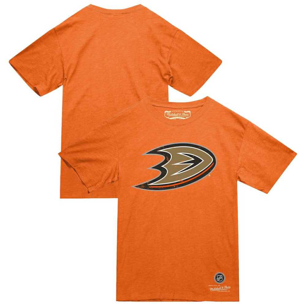 Anaheim Ducks Mitchell & Ness Heritage T-Shirt - Orange T-shirts