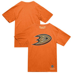 Anaheim Ducks Mitchell & Ness Heritage T-Shirt - Orange T-shirts