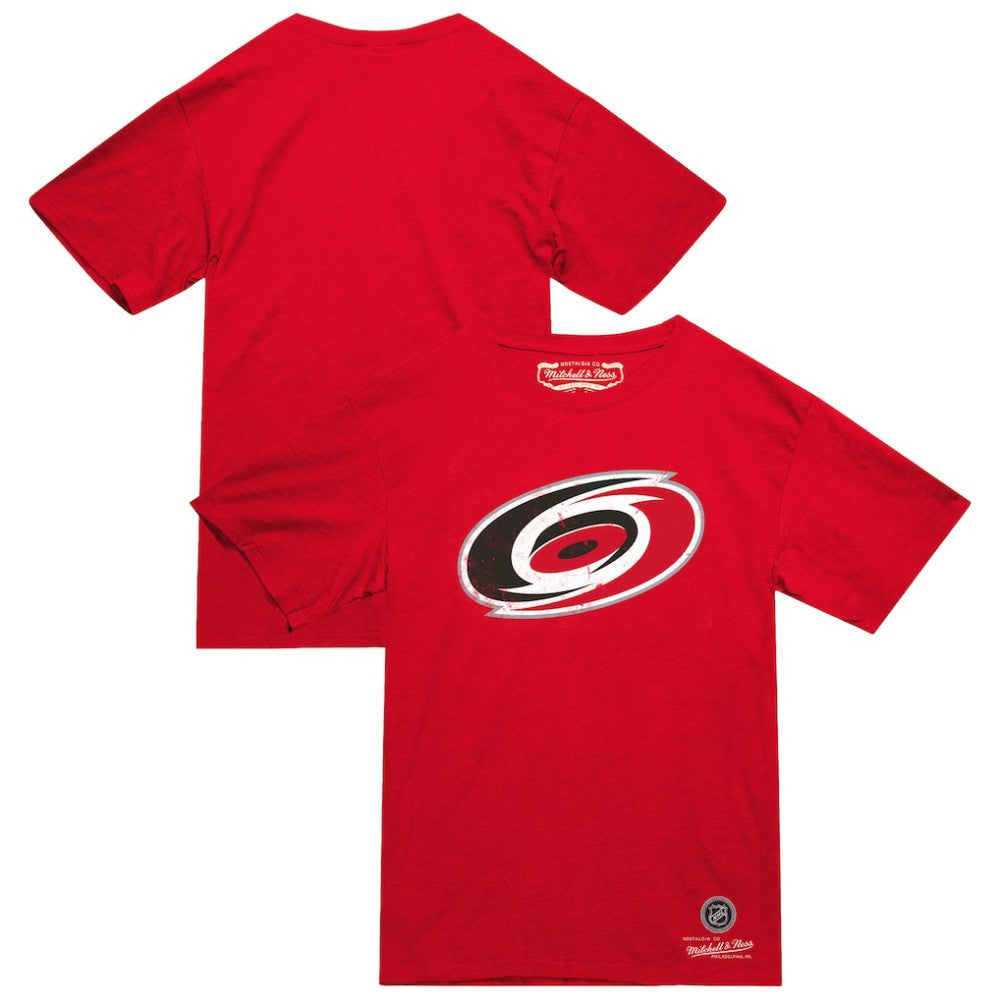 Carolina Hurricanes Mitchell & Ness Heritage T-Shirt - Red T-shirts