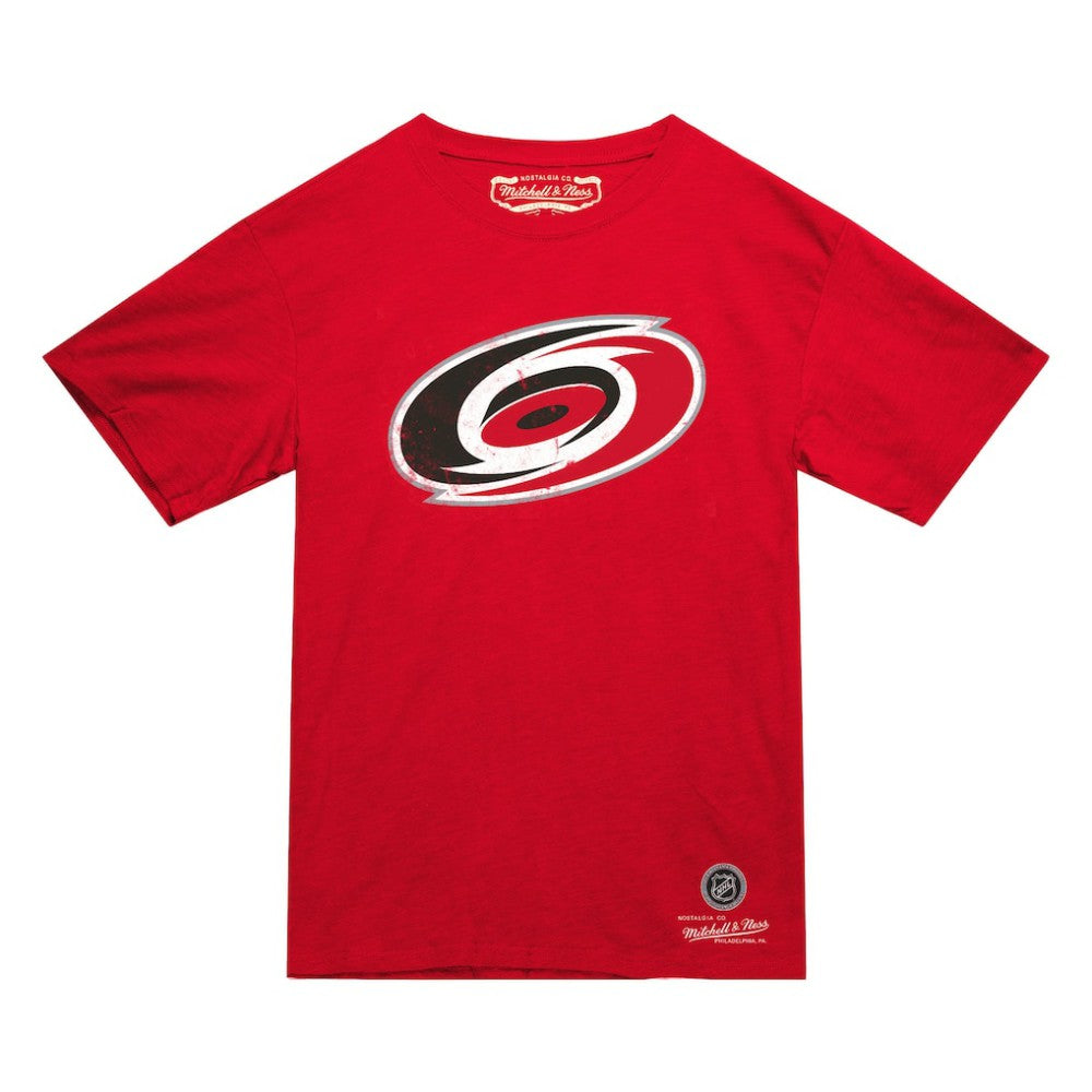 Carolina Hurricanes Mitchell & Ness Heritage T-Shirt - Red T-shirts