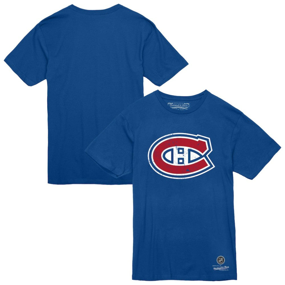 Montreal Canadiens Mitchell & Ness Heritage T-Shirt - Blue T-shirts