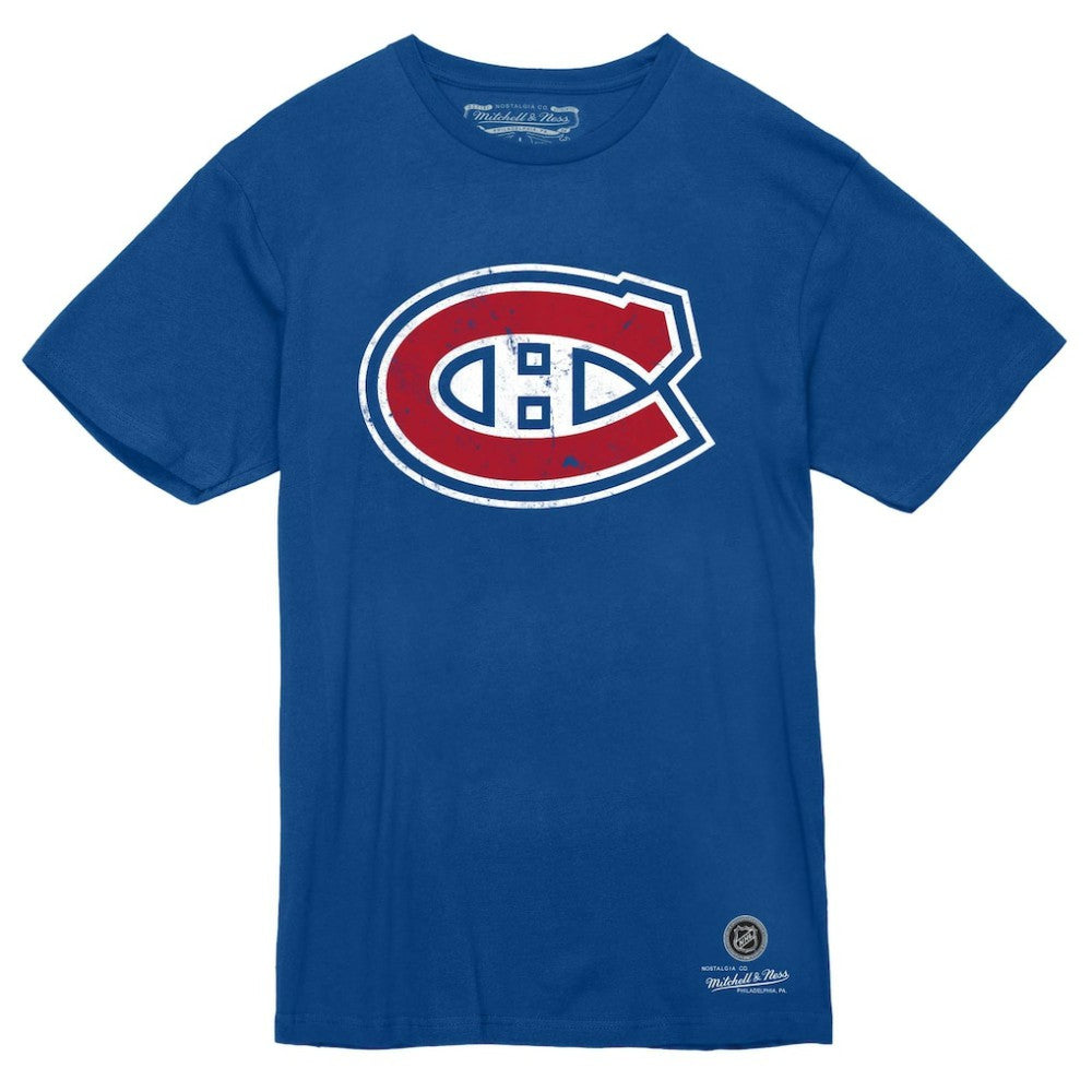 Montreal Canadiens Mitchell & Ness Heritage T-Shirt - Blue T-shirts