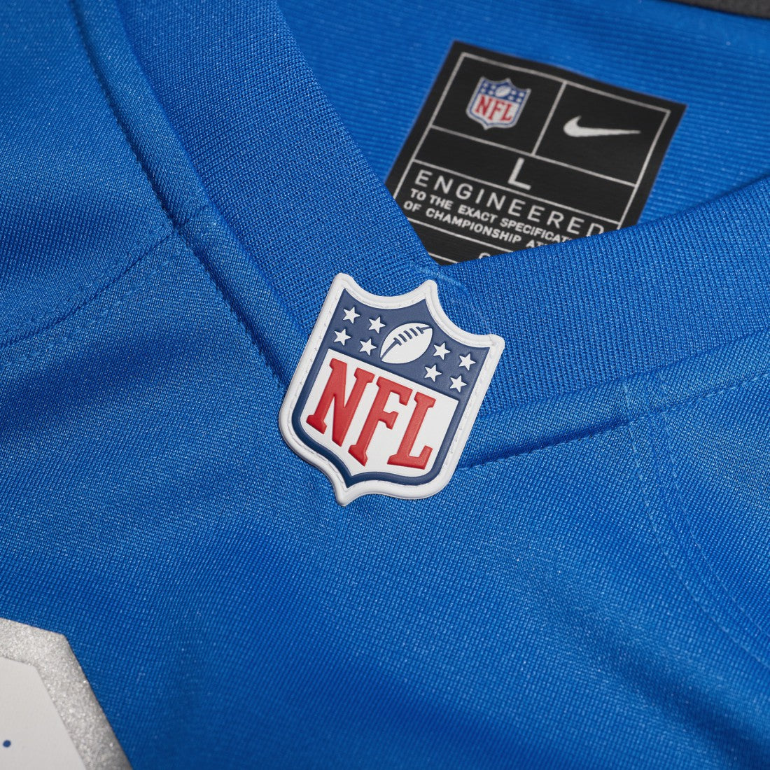Gunnar Oakes Detroit Lions Team Game Jersey - Blue online