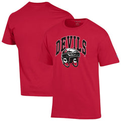 New Jersey Devils Champion Helmet T-Shirt - Red T-shirts