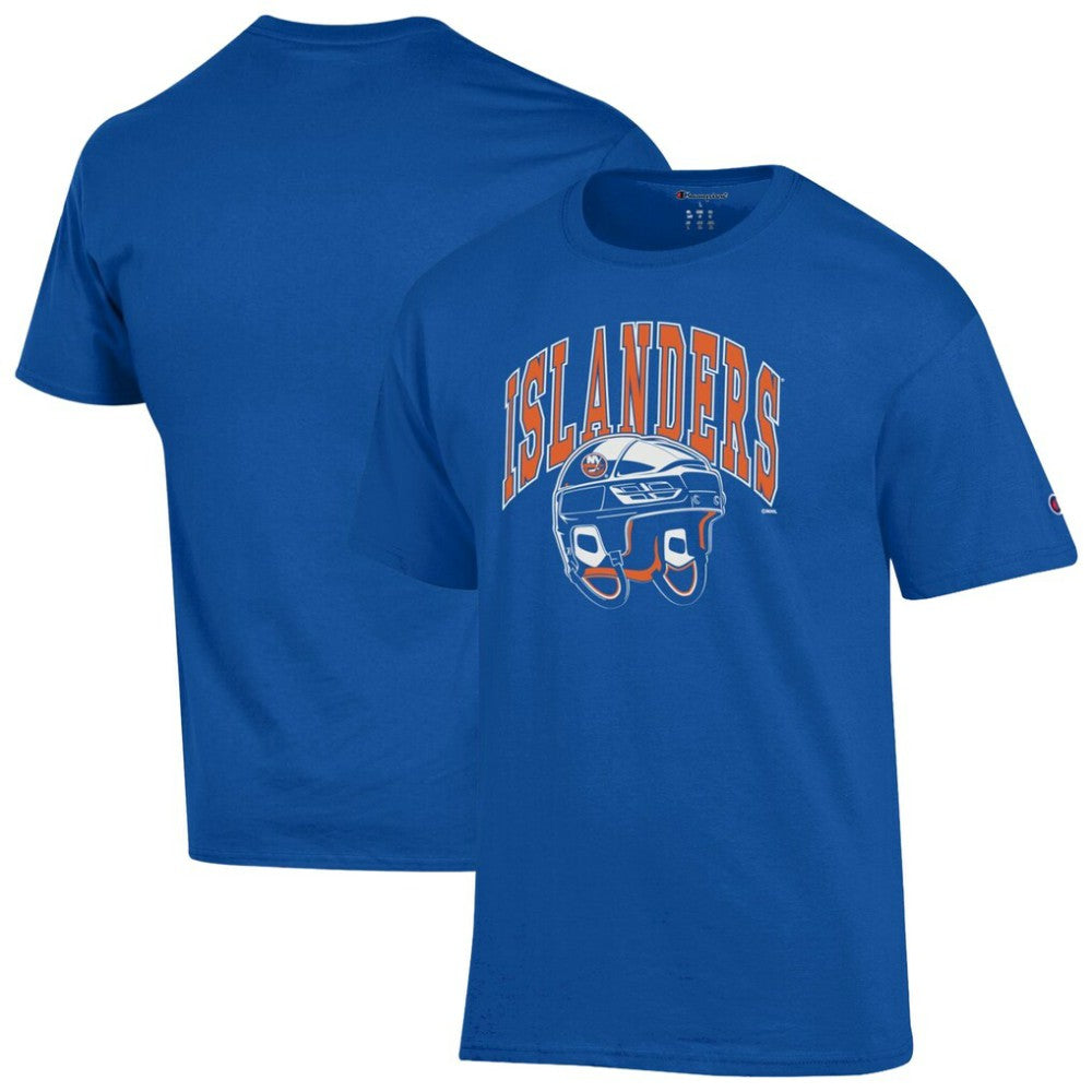 New York Islanders Champion Helmet T-Shirt - Royal T-shirts