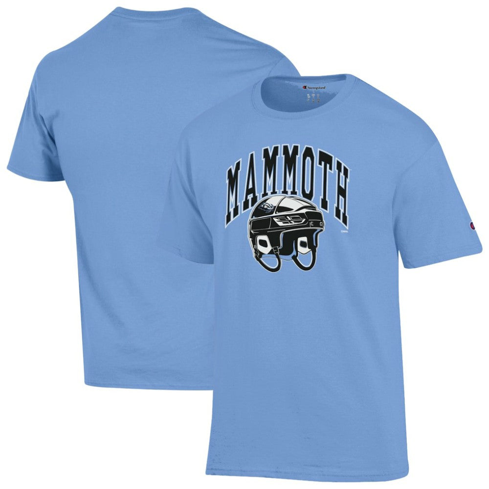Utah Mammoth Champion Helmet T-Shirt - Blue T-shirts